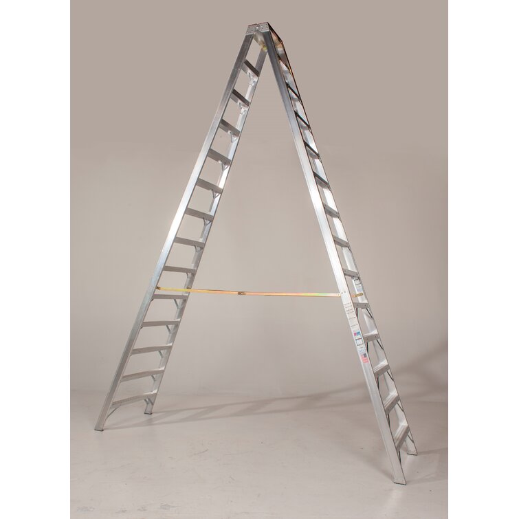 13 - Step Aluminum Lightweight Folding Two-Way Ladder